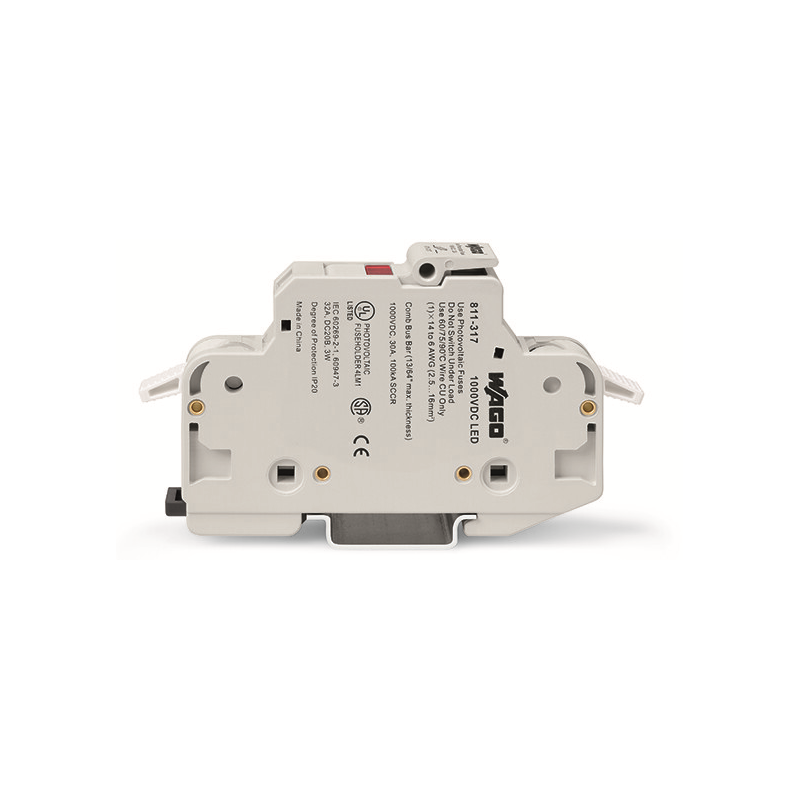 1 pcs : 811-317 - 2-CONDUCTOR FUSE TERMINAL BLOCK