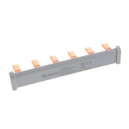 1 pcs : 1PH6P18MM - BUSBAR 1 PHASE 6 POLE 18X104MM