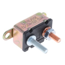 1 pcs : 30055-20 - CIR BRKR 20A 12V MET BRK HWD
