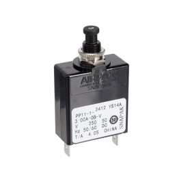 1 pcs : PP11-1-3.00A-OB-V - CIR BRKR MAG-HYDR 3A PUSH-PULL