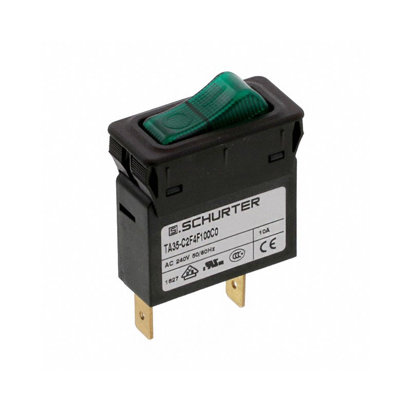 1 pcs : 4435.0181 - CIR BRKR THRM 10A 240VAC 32VDC