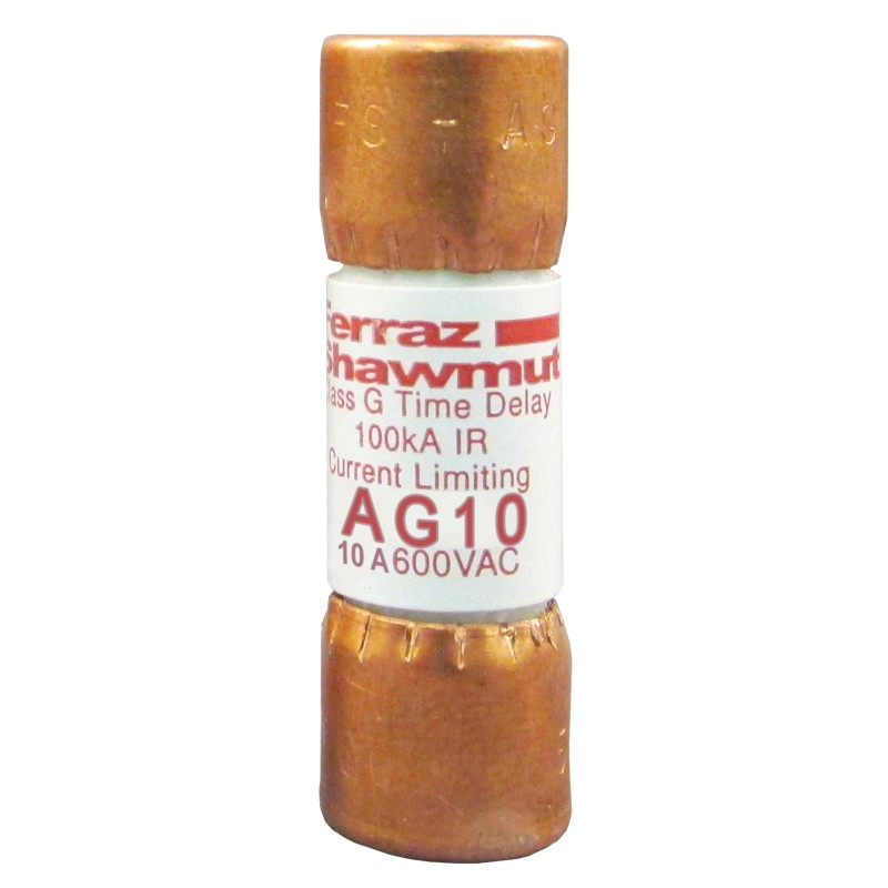 1 pcs : AG10 - FUSE,CLASS G,AMP-TRAP,100KA,600V