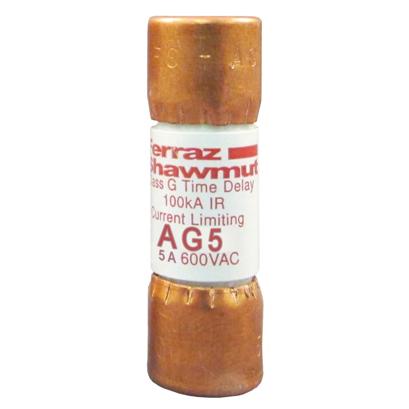 1 pcs : AG5 - FUSE,CLASS G,AMP-TRAP,100KA,600V