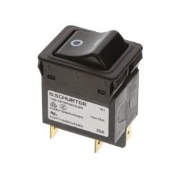 1 pcs : 4435.027 - CIR BRKR THRM 20A 240VAC 60VDC