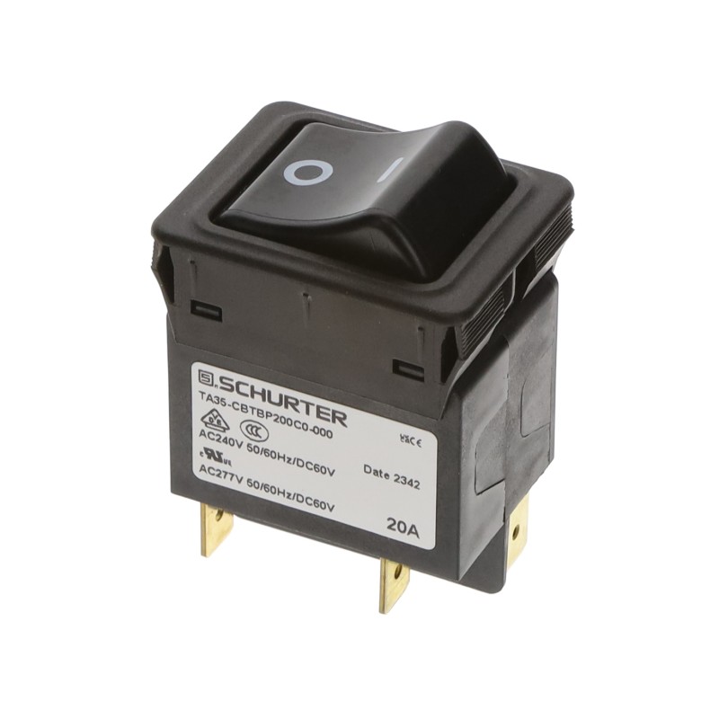 1 pcs : 4435.027 - CIR BRKR THRM 20A 240VAC 60VDC