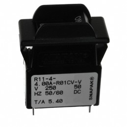 1 pcs : R11-4-4.00A-R01CV-V - CIR BRKR MAGHYDR 4A 250VAC 65VDC