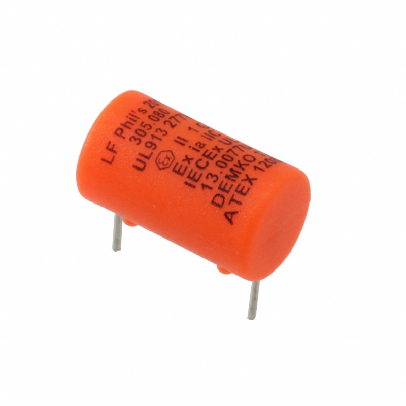 1 pcs : 0305.080H - FUSE BRD MNT 80MA 277VAC/VDC RAD