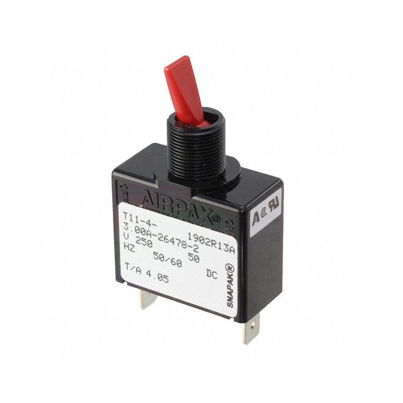 1 pcs : T11-4-3.00A-26478-2 - CIRCUIT BREAKER MAG-HYDR TOGGLE
