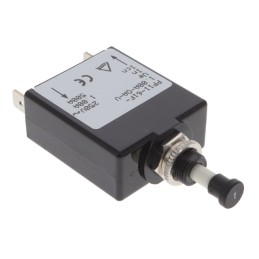 1 pcs : PP11-61F-1.00A-OA-V - CIR BRKR MAG-HYDR 1A PUSH-PULL