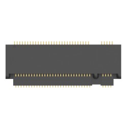 1200 pcs - TE Connectivity Right Angle Edge Connector, 67-Contacts, 0.5mm Pitch, 2-Row