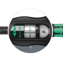 1 pcs - Wera Click-Torque A 6 Set 1 Click Torque Wrench Set, 2.5 - 25Nm, 1/4 in Drive, Hex Drive