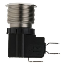 20 pcs - RS PRO Push Button Switch, Momentary, Panel Mount, 22.2mm Cutout, SPDT, 250 / 125V ac, IP67