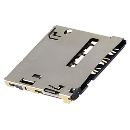 1450 pcs - TE Connectivity 8 Way Memory Card Connector With Solder Termination