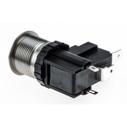 20 pcs - RS PRO Illuminated Push Button Switch, Latching, Panel Mount, 19.1mm Cutout, SPST, White LED, 250 / 125V ac, IP67