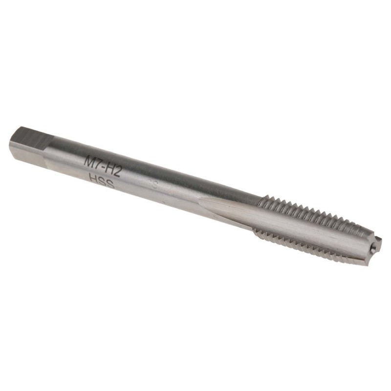 1 pcs - RS PRO Threading Tap, M7 Thread, 1.0mm Pitch, Metric Standard, Hand Tap