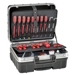 1 pcs - GT Line Plastic Tool Case, with 2 Wheels, 465 x 255 x 352mm