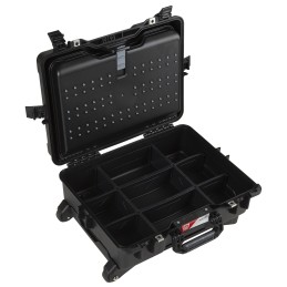 1 pcs - RS PRO Tool Case, with 2 Wheels, 530 x 230 x 400mm