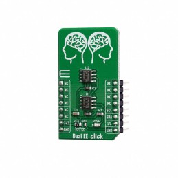 1 pcs : MIKROE-3762 - DUAL EE CLICK