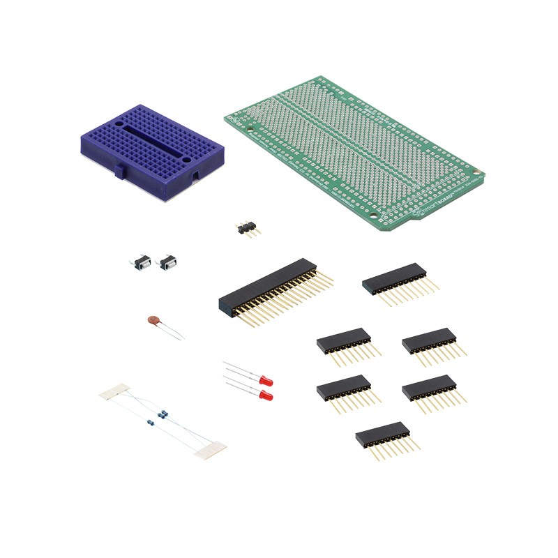 1 pcs : 206-0001-02 - THROUGH HOLE PROTOTYPING SHIELD