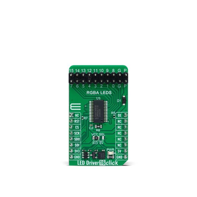 1 pcs : MIKROE-5534 - LED DRIVER 16 CLICK