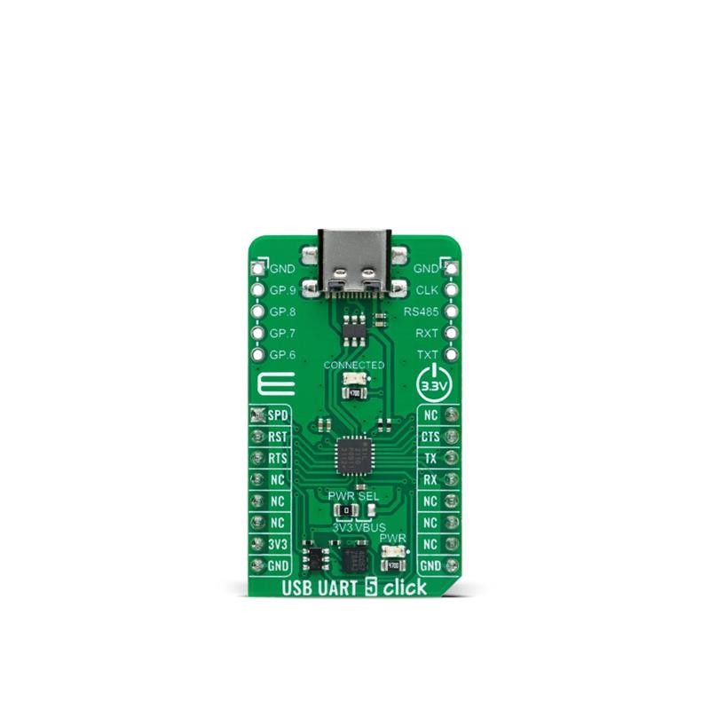 1 pcs : MIKROE-5574 - USB UART 5 CLICK