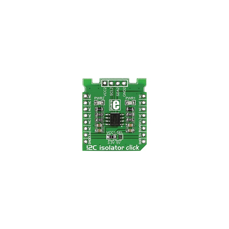 1 pcs : MIKROE-1878 - DEV BOARD I2C ISOLATOR CLICK