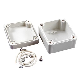 1 pcs : RP1020 - Box Polycarbonate (PC) White, Off Cover Included 2.577' L x 2.380' W (65.46mm x 60.45mm) X 1.575' (40.00mm)