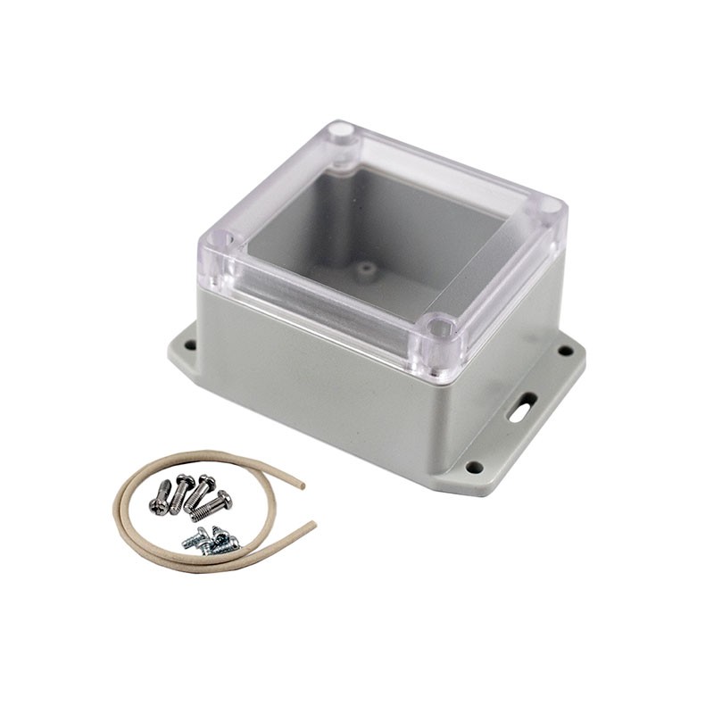 1 pcs : RP1060BFC - Box Polycarbonate (PC) White, Off, Clear Cover/Door Cover Included 4.530' L x 3.280' W (115.06mm x 83.31mm) 