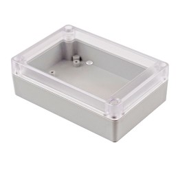 1 pcs : RP1120C - Box Polycarbonate (PC) White, Off, Clear Cover/Door Cover Included 4.940' L x 3.370' W (125.48mm x 85.60mm) X 