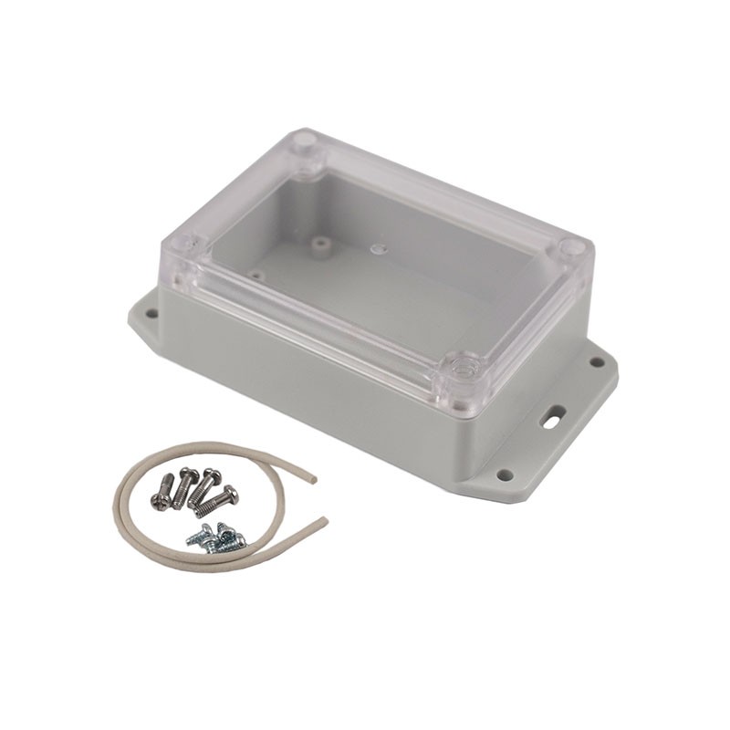 1 pcs : RP1080BFC - Box Polycarbonate (PC) White, Off, Clear Cover/Door Cover Included 5.130' L x 3.010' W (130.30mm x 76.45mm) 