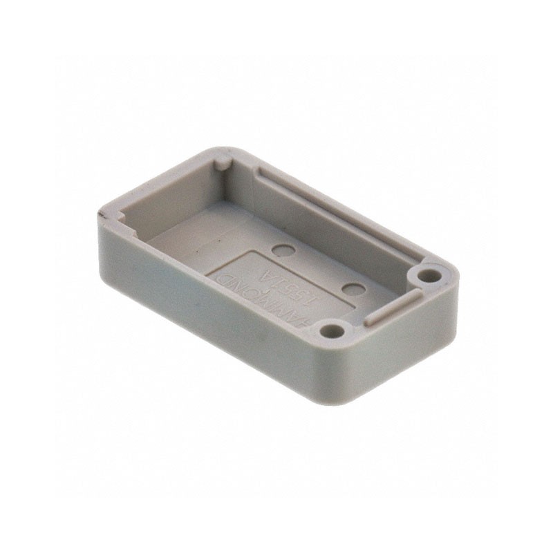 1 pcs : 1596B101-10 - Box, Potting Plastic Black 0.984' L x 0.787' W (25.00mm x 20.00mm) X 0.591' (15.00mm)