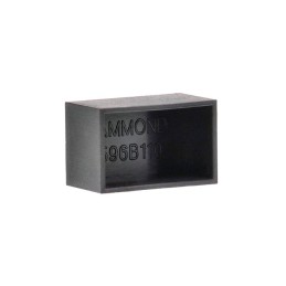 1 pcs : 1596B110 - Box, Potting Plastic Black Open End(s) 0.850' L x 0.550' W (21.59mm x 13.97mm) X 0.460' (11.68mm)
