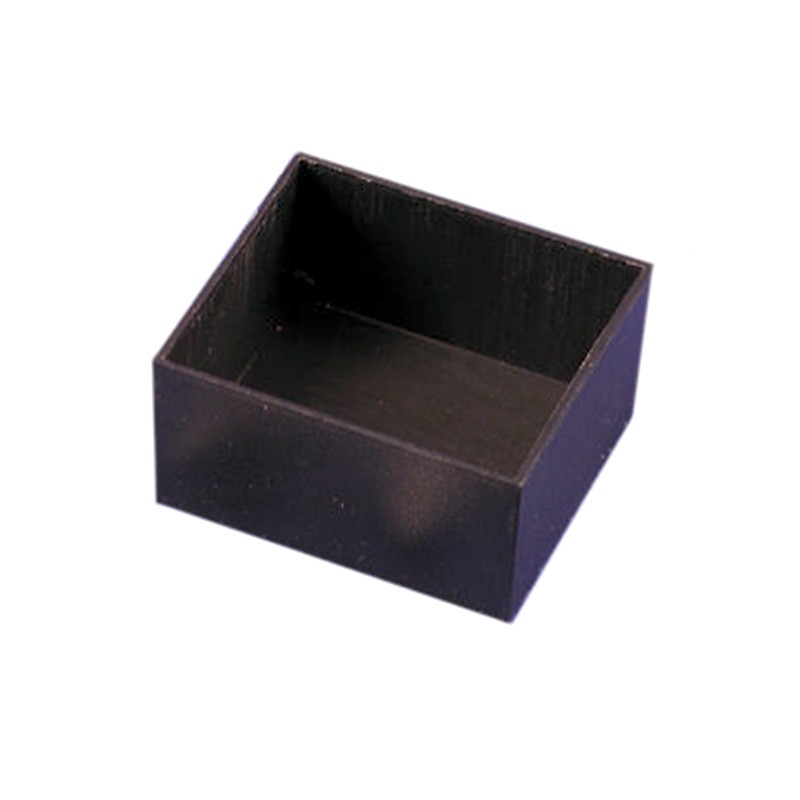 1 pcs : 1596B103 - Box, Potting Plastic Black Open End(s) 1.570' L x 1.370' W (39.88mm x 34.80mm) X 0.790' (20.07mm)