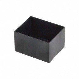 1 pcs : 1596B104 - Box, Potting Plastic Black Open End(s) 1.960' L x 1.570' W (49.78mm x 39.88mm) X 1.180' (29.97mm)