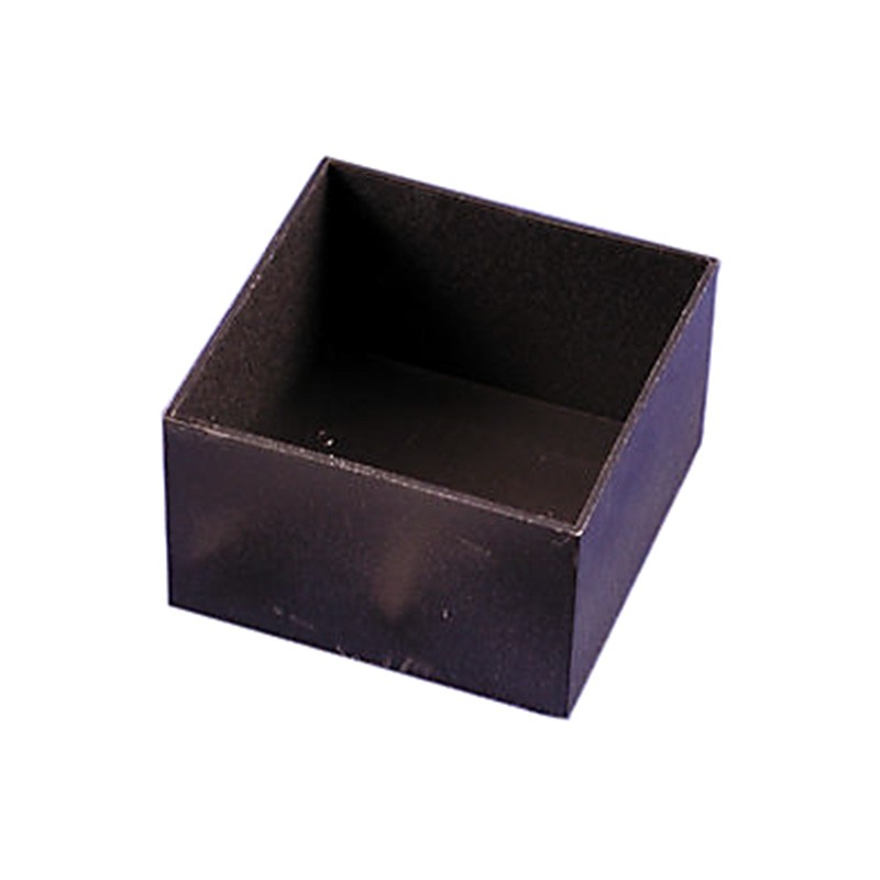 1 pcs : 1596B108 - Box, Potting Plastic Black Open End(s) 1.960' L x 1.960' W (49.78mm x 49.78mm) X 1.180' (29.97mm)