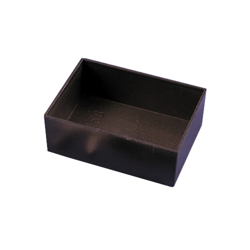 1 pcs : 1596B115 - Box, Potting Plastic Black Open End(s) 3.500' L x 2.520' W (88.90mm x 64.00mm) X 1.280' (32.51mm)