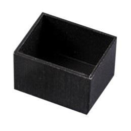 1 pcs : 1596B106 - Box, Potting Plastic Black Open End(s) 3.930' L x 2.360' W (99.82mm x 59.94mm) X 0.990' (25.15mm)
