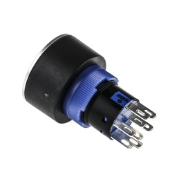 20 pcs - RS PRO Illuminated Push Button Switch, Momentary, Panel Mount, 22.2mm Cutout, DPDT, Green LED, 250V ac, IP65