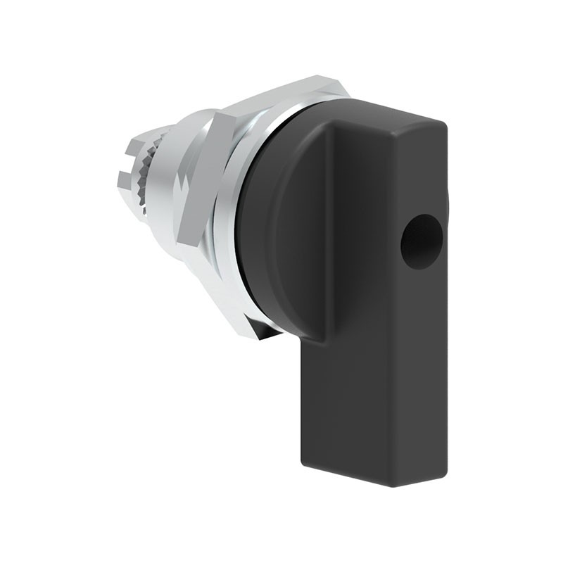 1 pcs : 16200M - Cam Latch Square (Rounded Corners) - 20.20mm Cutout Panel Mount Zamak