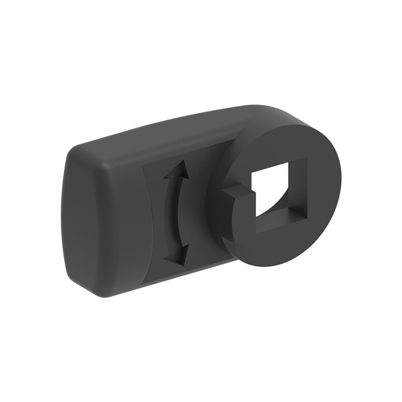 1 pcs : 30402011 - Cam With Stopper 0.000' (0.00mm) Cam Height 0.984' (25.00mm) Cam Length Plastic