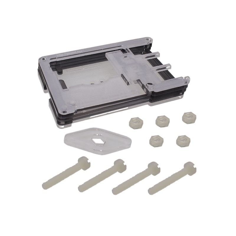 1 pcs : PIM463 - Case Acrylic Black Hand Held 2.598' L x 3.898' W (66.00mm x 99.00mm) X 0.591' (15.00mm)