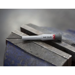 1 pcs - Facom Hexagon Precision Screwdriver, 1.5 mm Tip, 35 mm Blade, 117 mm Overall