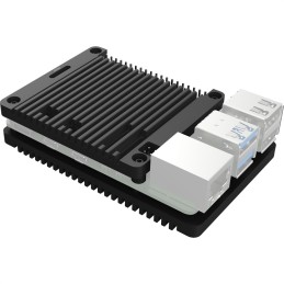 1 pcs : ED-PI5CASE-OB - Case Metal, Aluminum Black Hand Held, End Panel and Cover 3.465' L x 2.283' W (88.00mm x 58.00mm) X 1.02