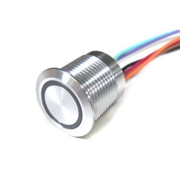 20 pcs - RS PRO Capacitive Switch Latching, Momentary,Illuminated, RGB, NPN, IP68