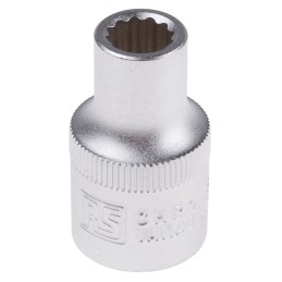 1 pcs - RS PRO 1/2 in Drive 9mm Standard Socket, 12 point