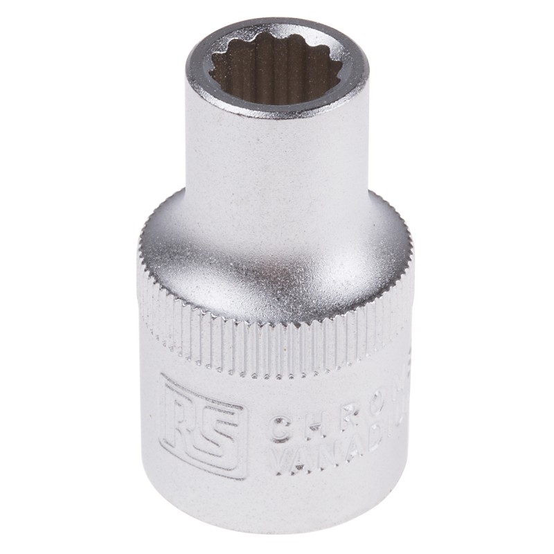 1 pcs - RS PRO 1/2 in Drive 9mm Standard Socket, 12 point
