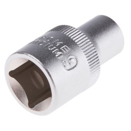 1 pcs - RS PRO 1/2 in Drive 9mm Standard Socket, 12 point