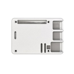 1 pcs : ED-PI5CASE-BS - Case Metal, Aluminum Silver Hand Held, End Panel and Cover 3.622' L x 2.339' W (92.00mm x 59.40mm) X 0.9