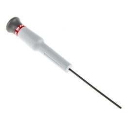 1 pcs - Facom Hexagon Precision Screwdriver, 2 mm Tip, 75 mm Blade, 168 mm Overall