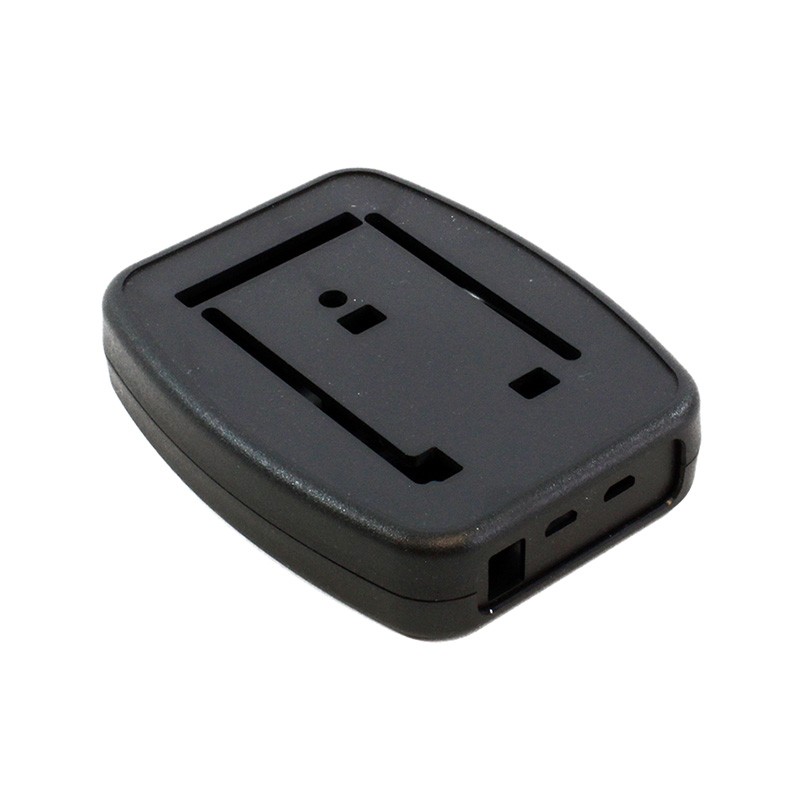 1 pcs : 1593HAMAR3BK - Case Plastic, ABS Black Hand Held, Split Sides and End Panel(s) 4.720' L x 3.740' W (119.89mm x 95.00mm) 